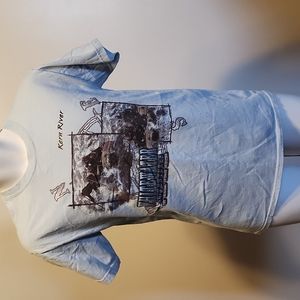 Kern river whitewater rafting art blue s tshirt